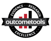 OutcomeTools logo - The logo of OutcomeTools, a representation of the brand and identity of the software or service associated with outcomes measurement and analysis.